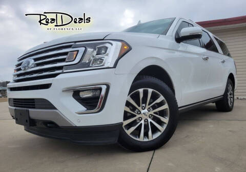 2018 Ford Expedition MAX for sale at Real Deals of Florence, LLC in Effingham SC