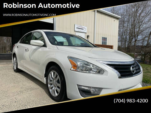 2013 Nissan Altima for sale at Robinson Automotive in Albemarle NC