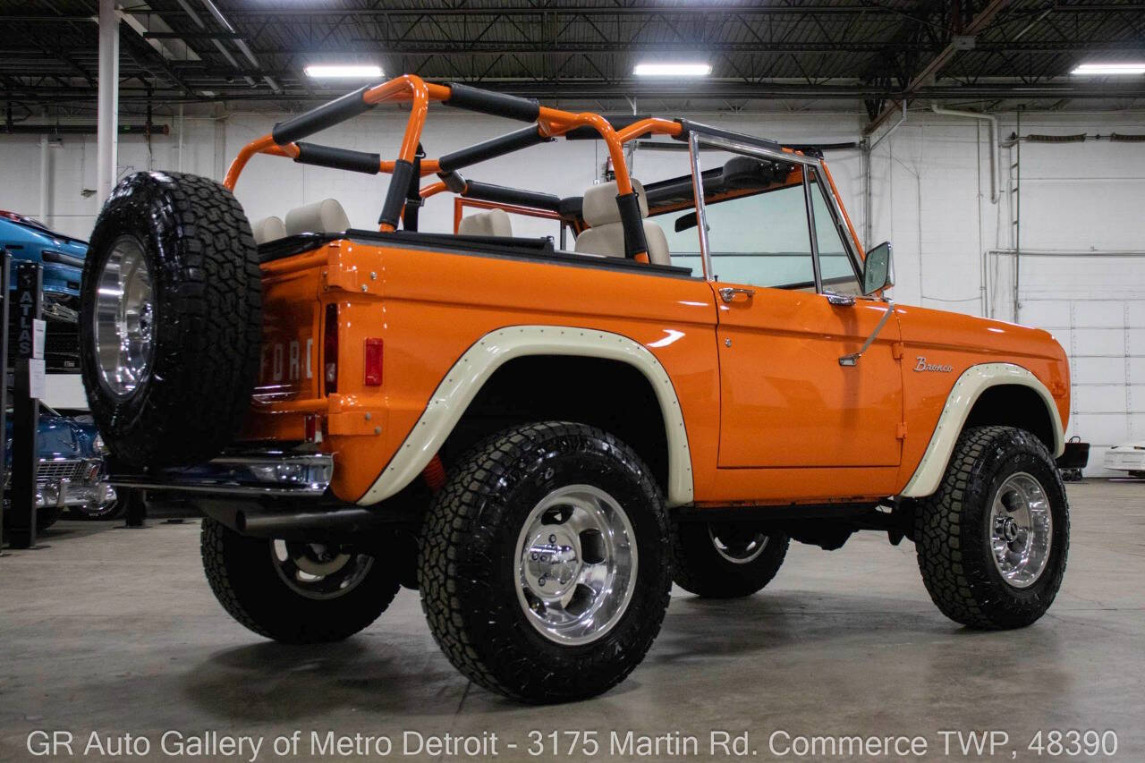Orange 1977 Ford Bronco 187
