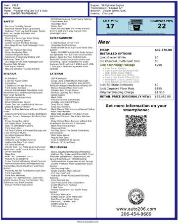 2023 Nissan Frontier S