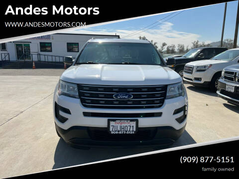 2017 Ford Explorer for sale at Andes Motors in Bloomington CA