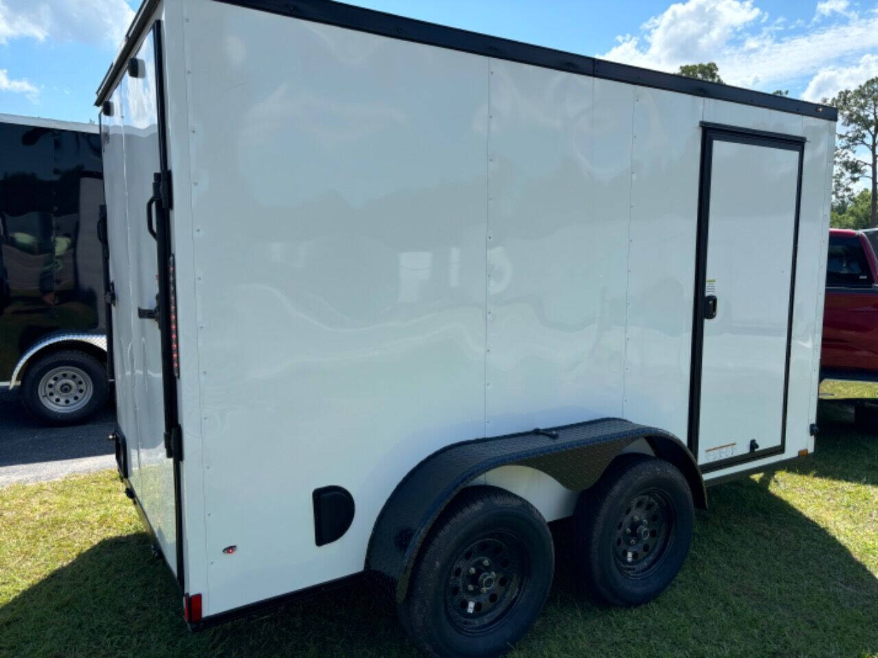 2024 Xtreme  6x12 Enclosed Cargo Blackout package for sale at Cross Resurrection Golf Carts and Trailers in Rincon, GA