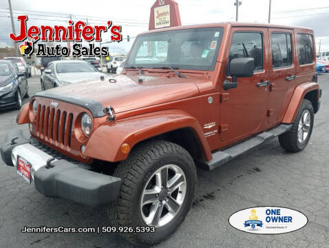 2014 Jeep Wrangler Unlimited for sale at Jennifer's Auto Sales in Spokane Valley WA