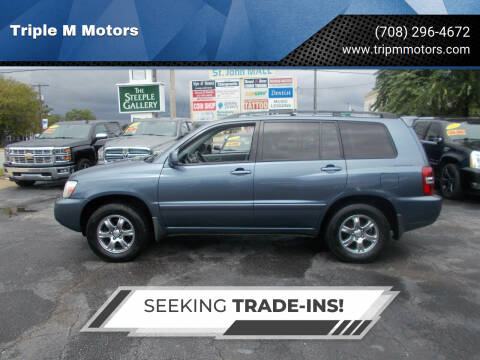 2007 Toyota Highlander for sale at Triple M Motors in Saint John IN