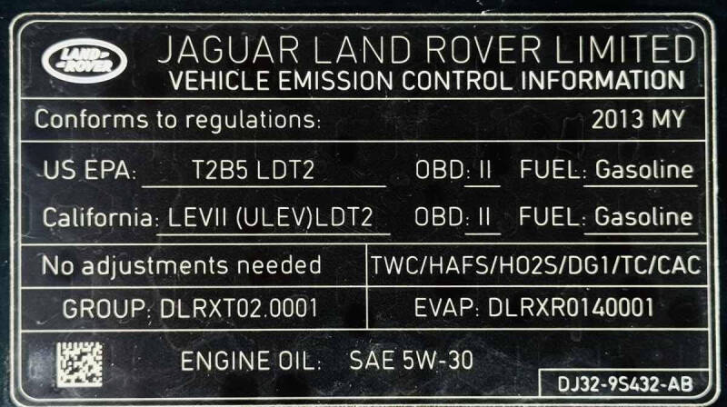 2013 Land Rover Range Rover Evoque Prestige