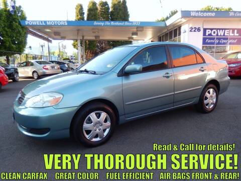 2005 Toyota Corolla for sale at Powell Motors Inc in Portland OR
