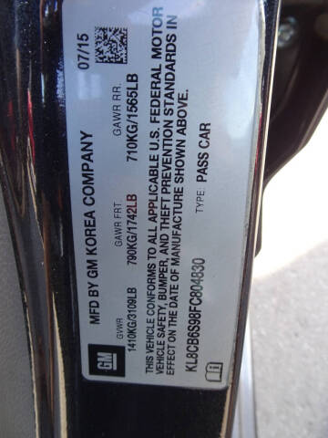 2015 Chevrolet Spark LS CVT