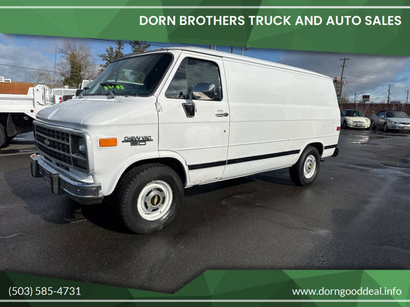 2003 Chevrolet G20 Cargo Van for sale at Dorn Brothers Truck and Auto Sales in Salem OR