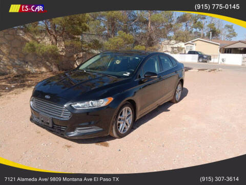 2016 Ford Fusion for sale at Escar Auto in El Paso TX
