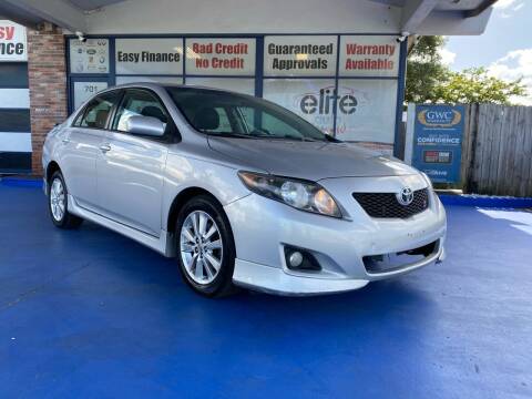 2010 Toyota Corolla for sale at ELITE AUTO WORLD in Fort Lauderdale FL