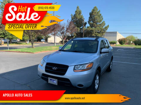 2008 Hyundai Santa Fe for sale at APOLLO AUTO SALES in Sacramento CA