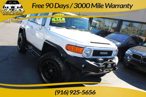 2014 Toyota FJ Cruiser for sale at West Coast Auto Sales Center in Sacramento CA