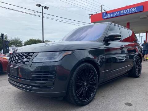 2018 Land Rover Range Rover for sale at LATINOS MOTOR OF ORLANDO in Orlando FL