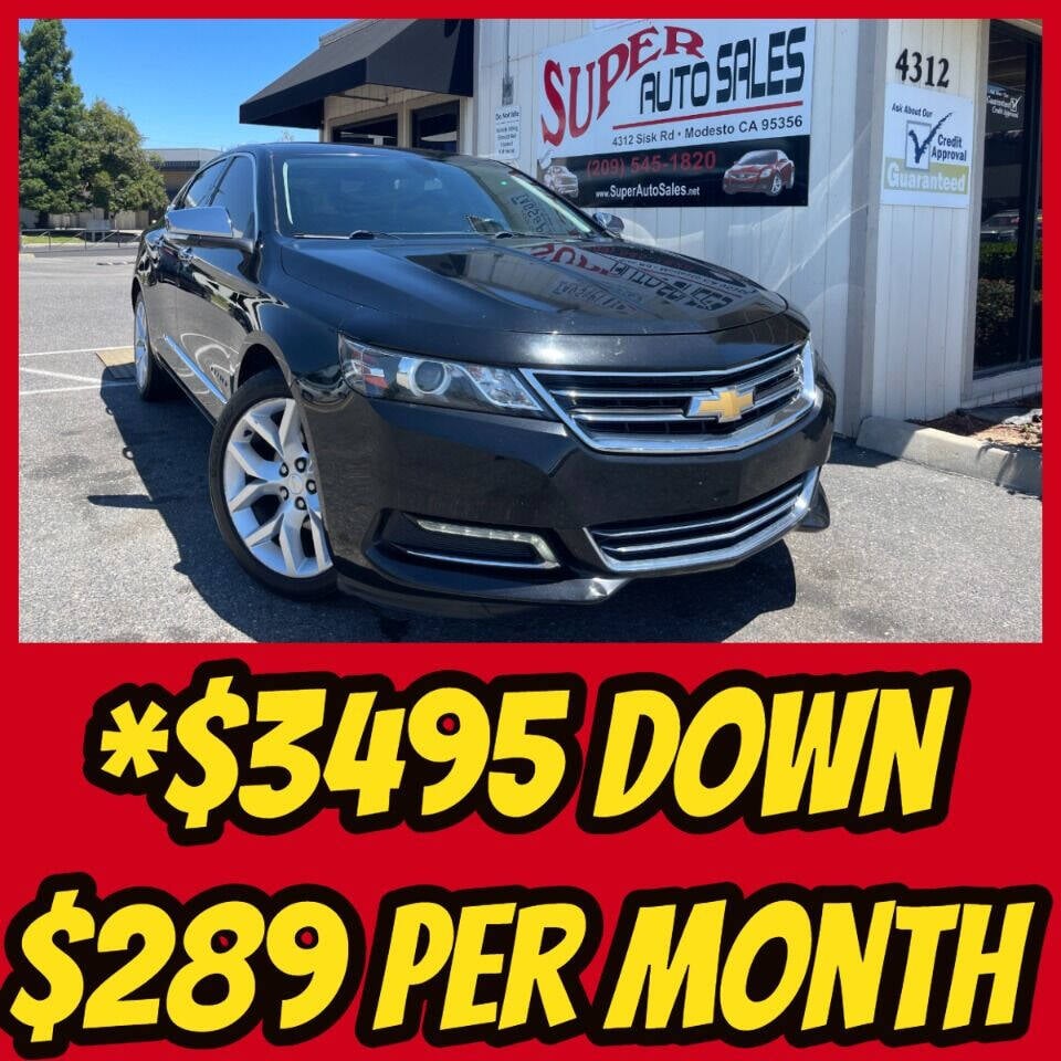 2018 Chevrolet Impala for sale at Super Auto Sales Modesto in Modesto, CA