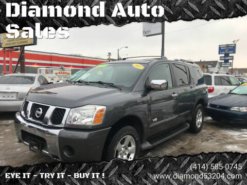 2007 Nissan Armada for sale at DIAMOND AUTO SALES LLC in Milwaukee WI