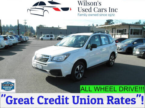 2018 Subaru Forester for sale at Wilson's Used Cars Inc in Eugene OR