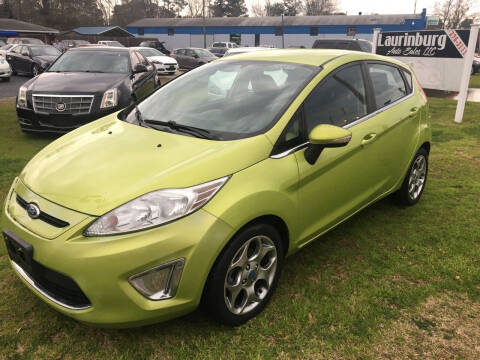 2012 Ford Fiesta for sale at LAURINBURG AUTO SALES in Laurinburg NC