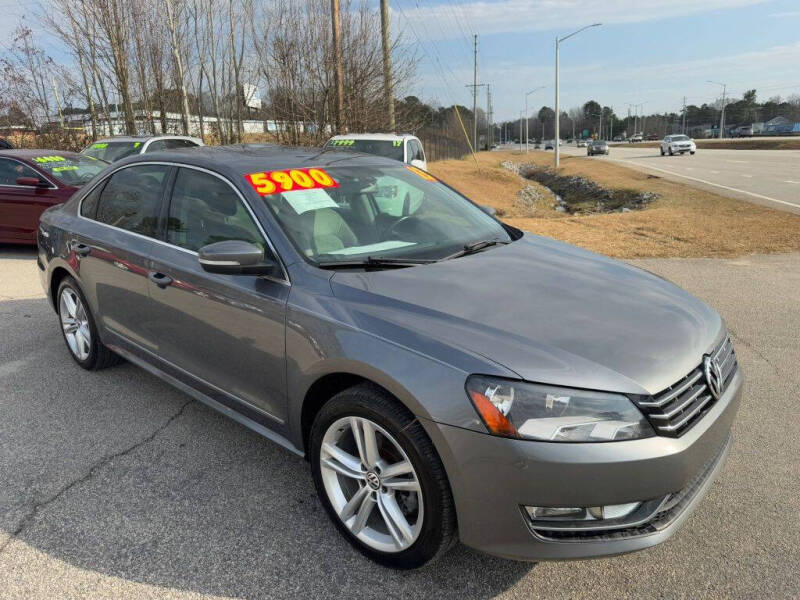 2013 Volkswagen Passat for sale at Clayton Motors INC in Clayton NC