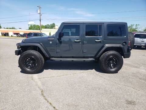 2016 Jeep Wrangler Unlimited for sale at 4M Auto Sales | 828-327-6688 | 4Mautos.com in Hickory NC