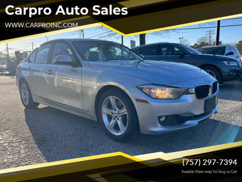 2013 BMW 3 Series for sale at Carpro Auto Sales in Chesapeake VA