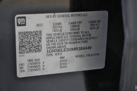 2021 Chevrolet Tahoe Police