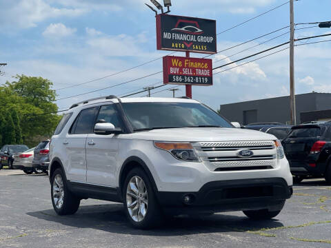 2012 Ford Explorer for sale at MD Financial Group LLC in Warren MI