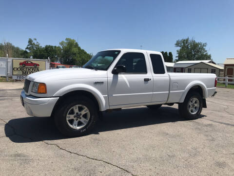 2002 Ford Ranger for sale at Cordova Motors in Lawrence KS