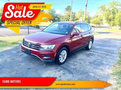 2018 Volkswagen Tiguan for sale at EGMB MOTORS in Midlothian VA