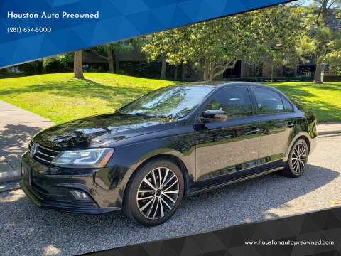 2017 Volkswagen Jetta for sale at Houston Auto Preowned in Houston TX