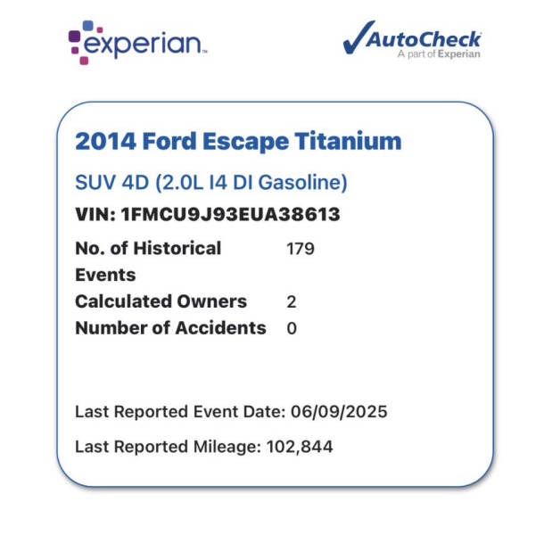 2014 Ford Escape Titanium
