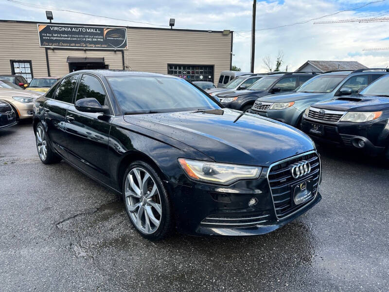 2013 Audi A6 for sale at Virginia Auto Mall in Woodford VA