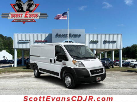 2021 RAM ProMaster for sale at SCOTT EVANS CHRYSLER DODGE in Carrollton GA