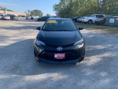 2017 Toyota Corolla for sale at Community Auto Brokers in Crown Point IN