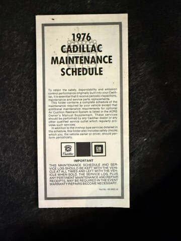 1976 Cadillac Eldorado