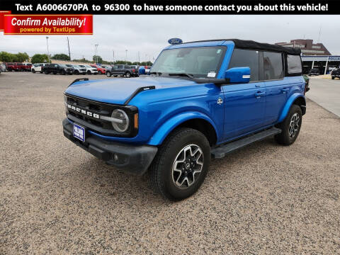 2022 Ford Bronco for sale at POLLARD PRE-OWNED in Lubbock TX