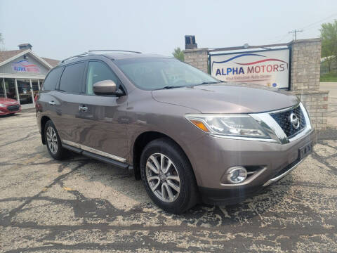 2013 Nissan Pathfinder for sale at Alpha Motors in New Berlin WI