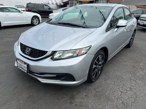 2013 Honda Civic for sale at Plaza Auto Sales in Los Angeles CA