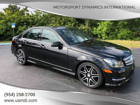 2013 Mercedes-Benz C-Class for sale at Motorsport Dynamics International in Pompano Beach FL