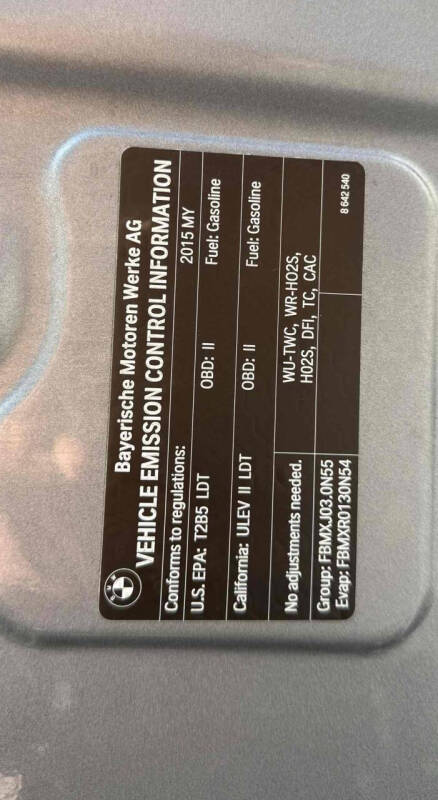 2015 BMW X3 xDrive35i