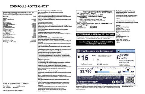2015 Rolls-Royce Ghost