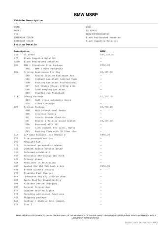 2024 BMW iX xDrive50