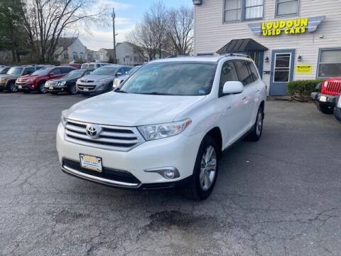 2013 Toyota Highlander for sale at Loudoun Used Cars in Leesburg VA