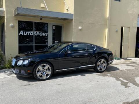 2012 Bentley Continental for sale at AUTOSPORT in Wellington FL