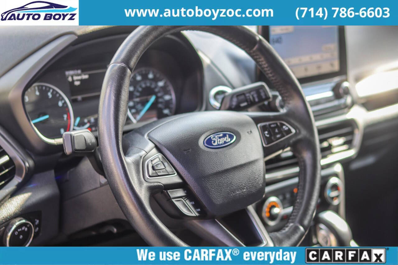 2018 Ford EcoSport for sale at Auto Boyz in Garden Grove, CA