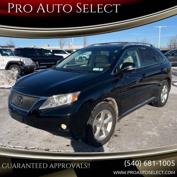 2011 Lexus RX 350 for sale at Pro Auto Select in Fredericksburg VA