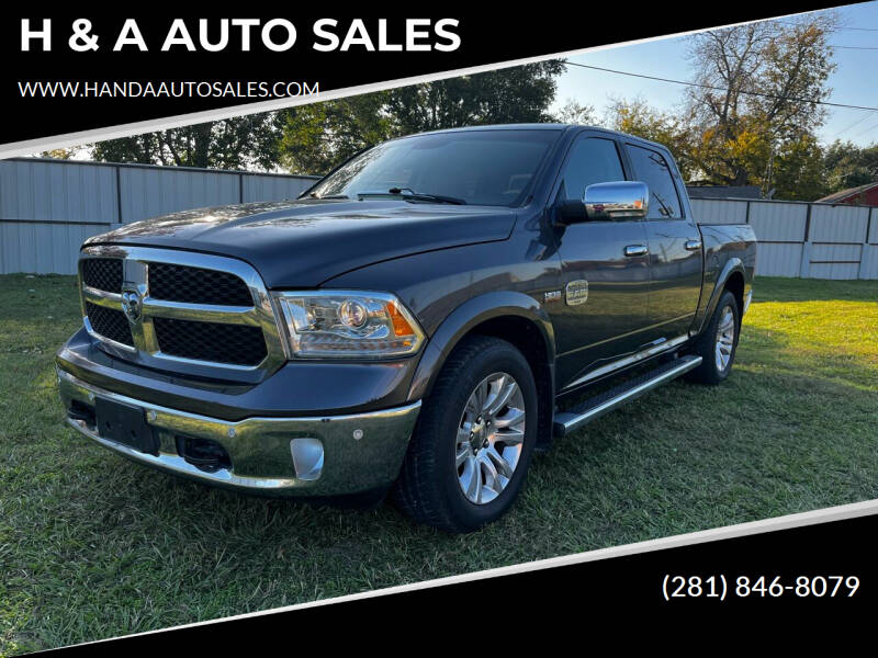 2016 RAM Ram Pickup 1500 for sale at H & A AUTO SALES in Houston TX