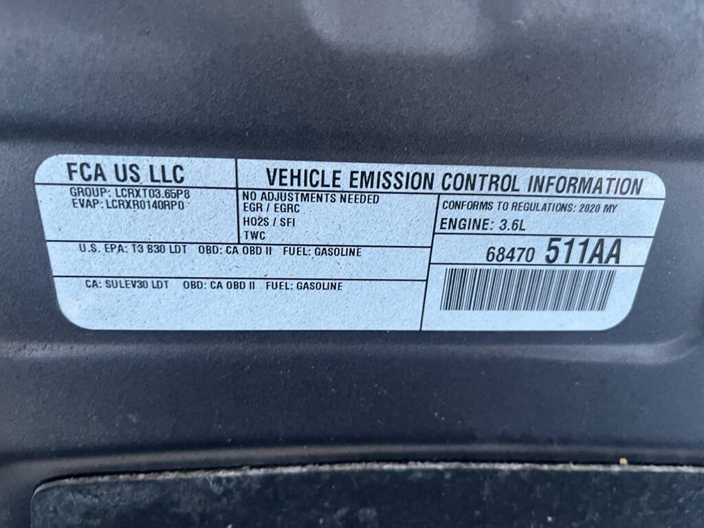 2020 Chrysler Pacifica 48