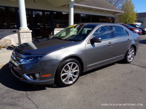 2012 Ford Fusion for sale at DEALS UNLIMITED INC in Portage MI
