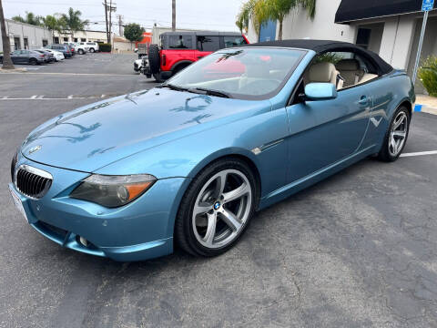 2007 BMW 6 Series for sale at MANGIONE MOTORS ORANGE COUNTY in Costa Mesa CA