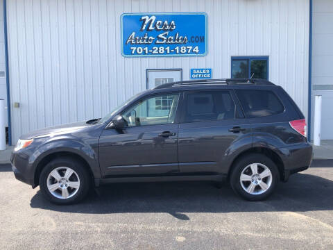 2013 Subaru Forester for sale at NESS AUTO SALES in West Fargo ND